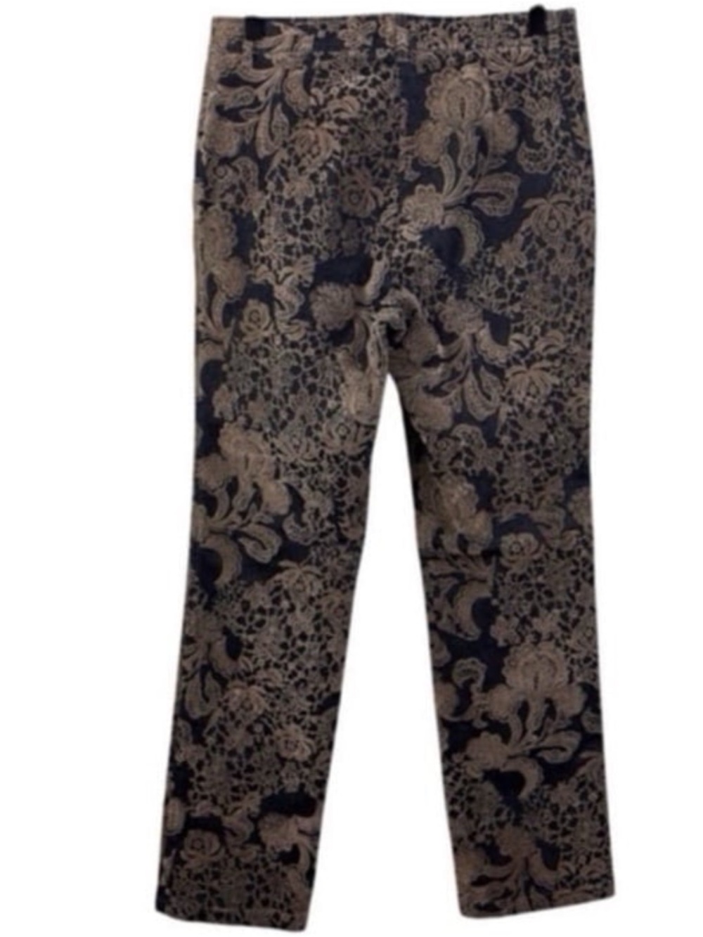 Saks Fifth Avenue Real Clothes Women’s Jacquard Pants size 2 - Picture 4 of 6